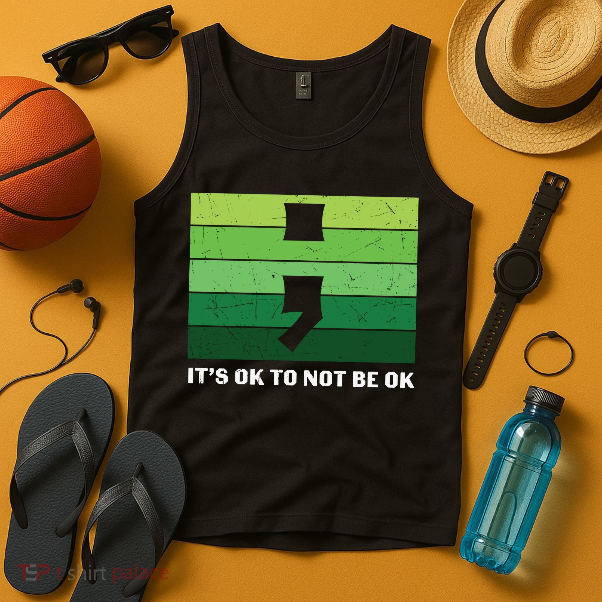 Semicolon Mental Health Awareness Tank Top