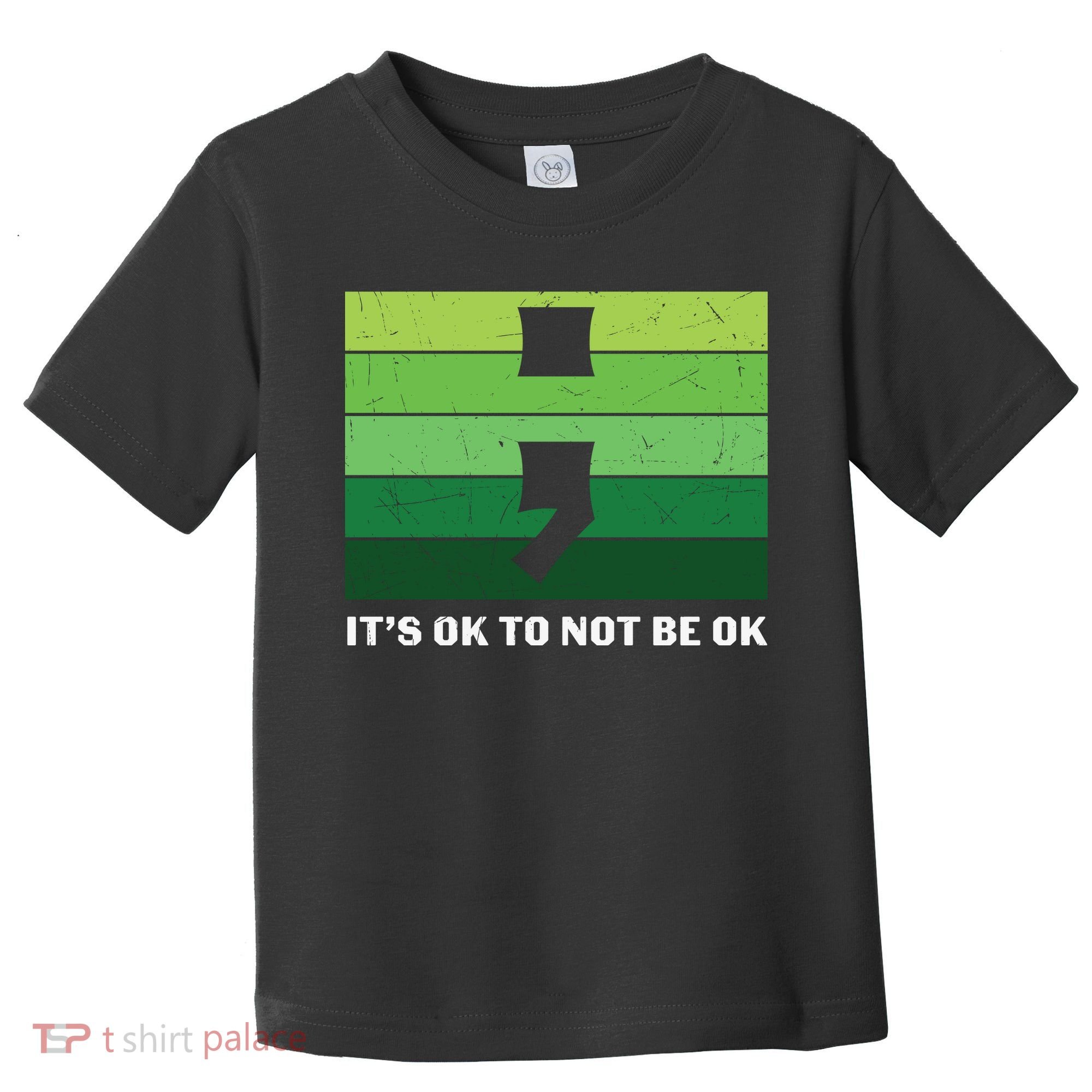 Semicolon Mental Health Awareness Toddler T-Shirt