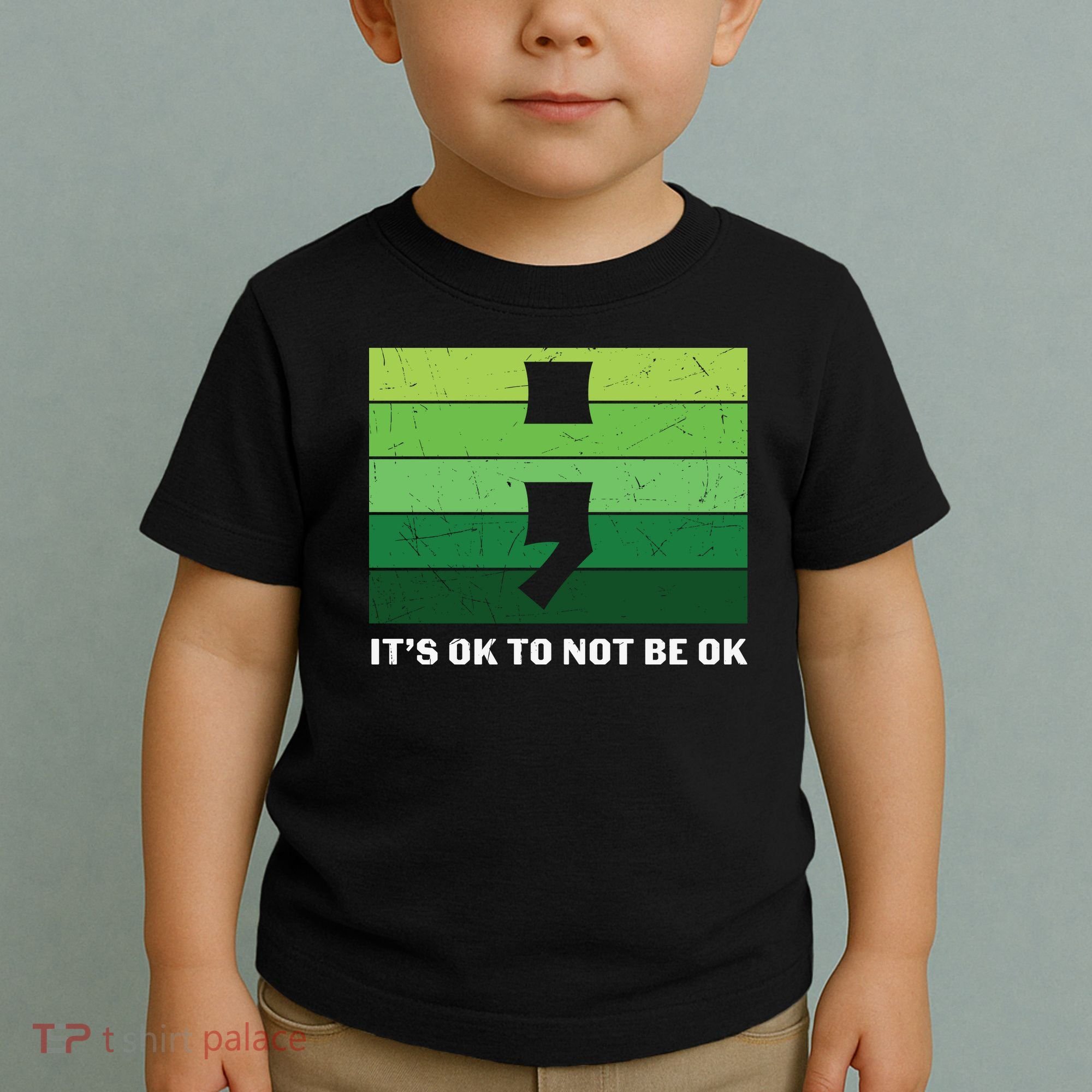 Semicolon Mental Health Awareness Toddler T-Shirt