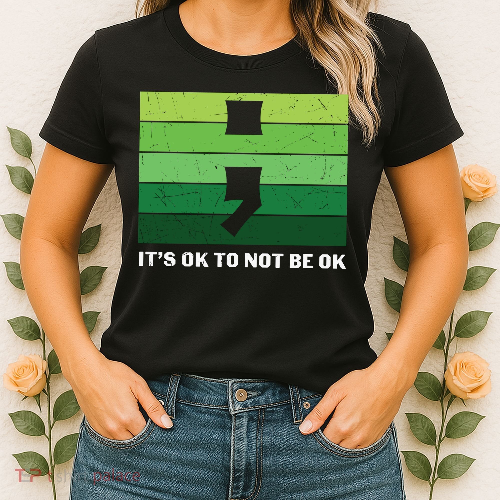 Semicolon Mental Health Awareness Women's T-Shirt