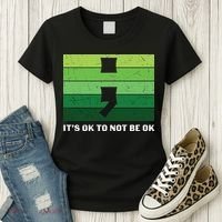 Semicolon Mental Health Awareness Women's T-Shirt thumb 3