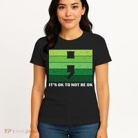 Semicolon Mental Health Awareness Women's T-Shirt thumb 4
