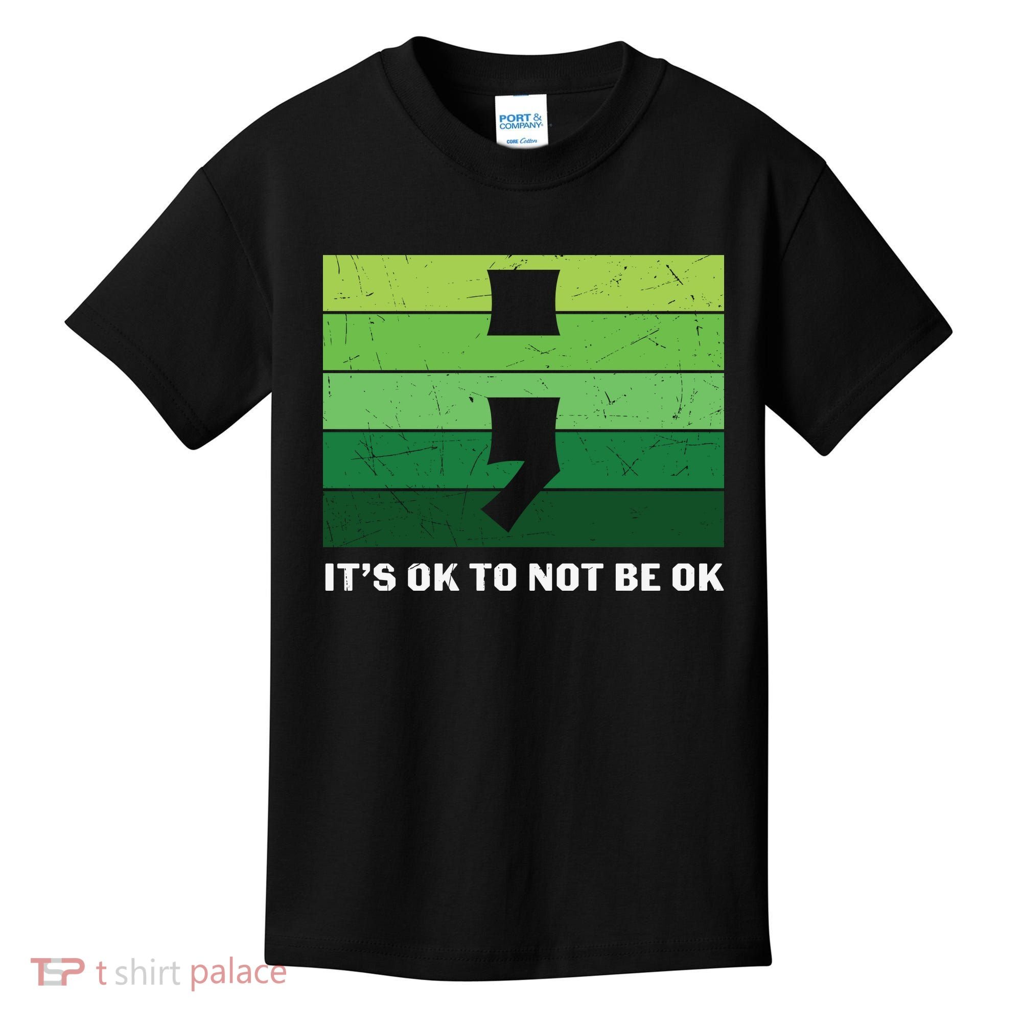 Semicolon Mental Health Awareness Kids T-Shirt