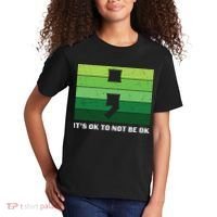 Semicolon Mental Health Awareness Kids T-Shirt thumb 2
