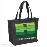Semicolon Mental Health Awareness Tote Bag thumb 2