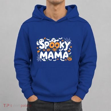 Spooky Mama Halloween Witchy Mom Ghosts And Pumpkins Costume Gift Hoodie