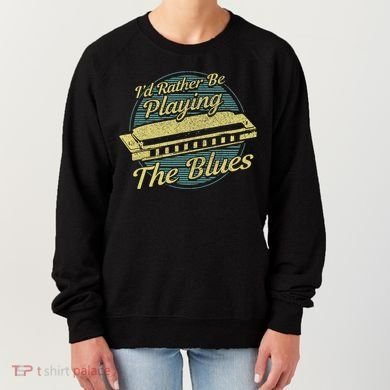 Style Musician Harmonica Blues Women's Sweatshirt