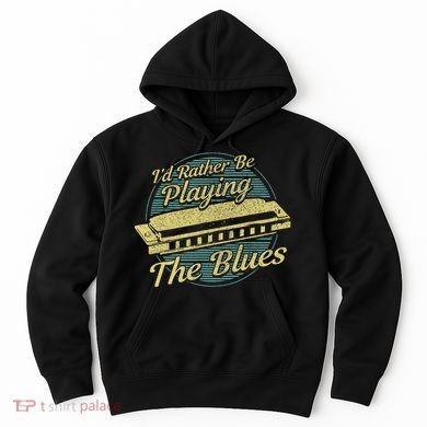 Style Musician Harmonica Blues Hoodie