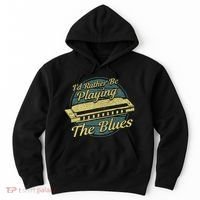 Style Musician Harmonica Blues Hoodie thumb 0