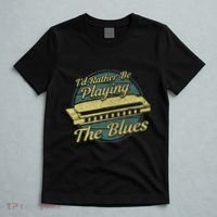 Style Musician Harmonica Blues T-Shirt thumb 5