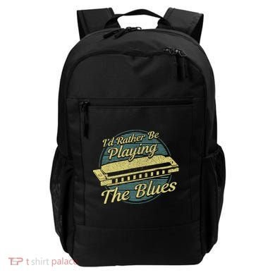 Style Musician Harmonica Blues Backpack