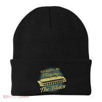 Style Musician Harmonica Blues Beanie thumb 0