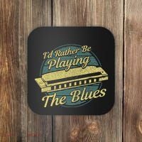Style Musician Harmonica Blues Coaster thumb 0