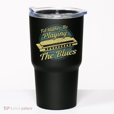 Style Musician Harmonica Blues Tumbler