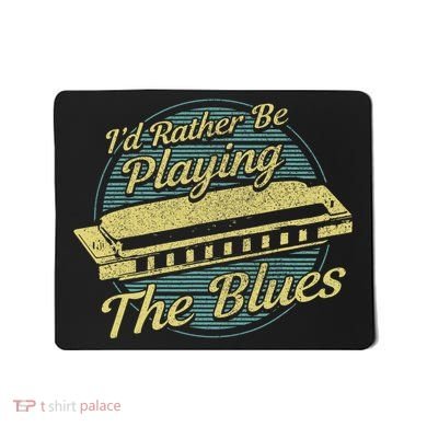 Style Musician Harmonica Blues Mousepad