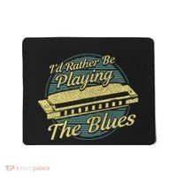 Style Musician Harmonica Blues Mousepad thumb 0