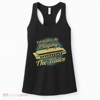 Style Musician Harmonica Blues Women's Tank Top thumb 0