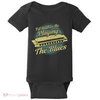 Style Musician Harmonica Blues Baby Bodysuit thumb 0