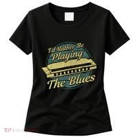 Style Musician Harmonica Blues Women's T-Shirt thumb 0