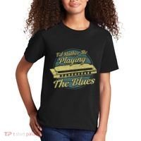 Style Musician Harmonica Blues Kids T-Shirt thumb 2