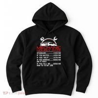 Sarcastic Mechanic Hourly Rate Skilled Professional Hoodie thumb 0