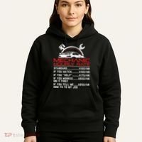 Sarcastic Mechanic Hourly Rate Skilled Professional Hoodie thumb 5