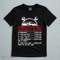 Sarcastic Mechanic Hourly Rate Skilled Professional T-Shirt thumb 5