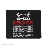 Sarcastic Mechanic Hourly Rate Skilled Professional Mousepad thumb 0