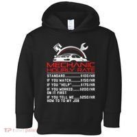 Sarcastic Mechanic Hourly Rate Skilled Professional Toddler Hoodie thumb 0