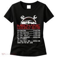 Sarcastic Mechanic Hourly Rate Skilled Professional Women's T-Shirt thumb 0