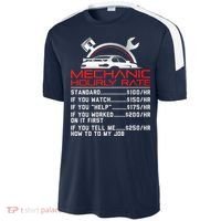 Sarcastic Mechanic Hourly Rate Skilled Professional Sport-Tek Competitor United Soccer Jersey thumb 2