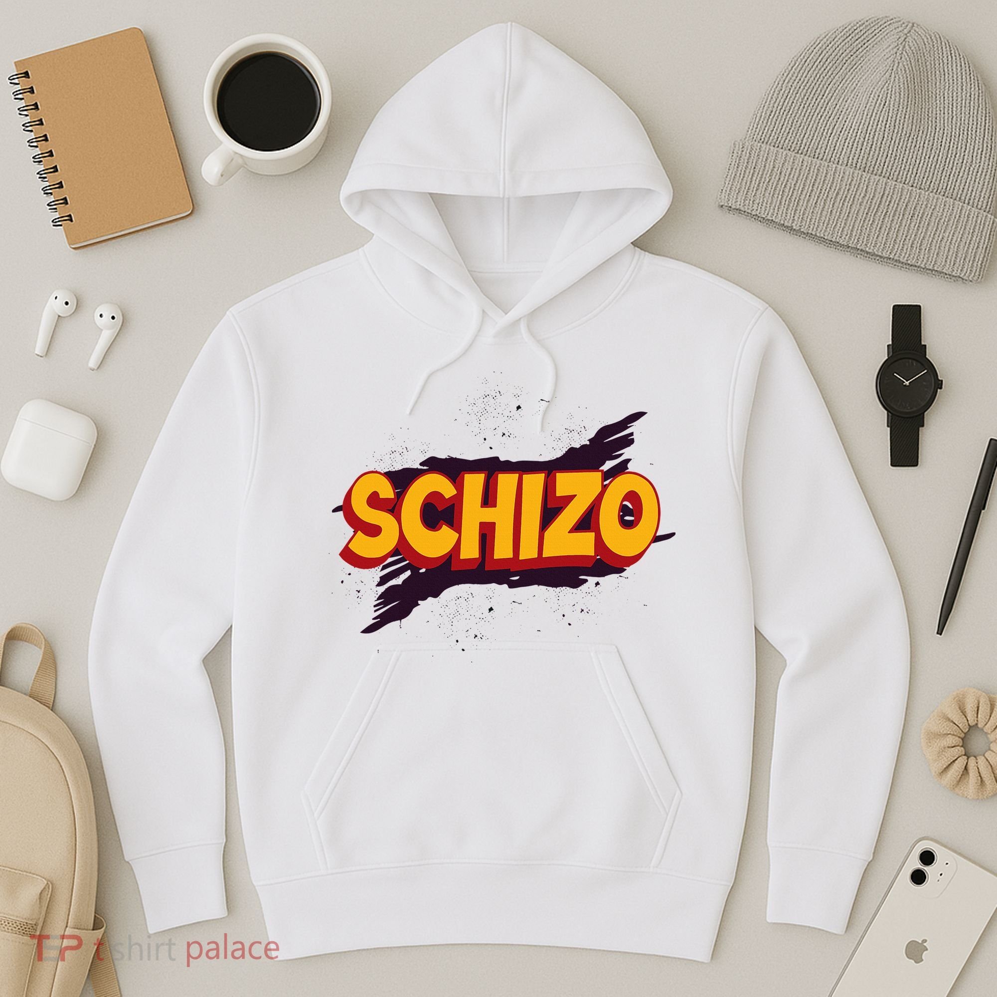 Schizo Mental Health Schizophrenia Hoodie