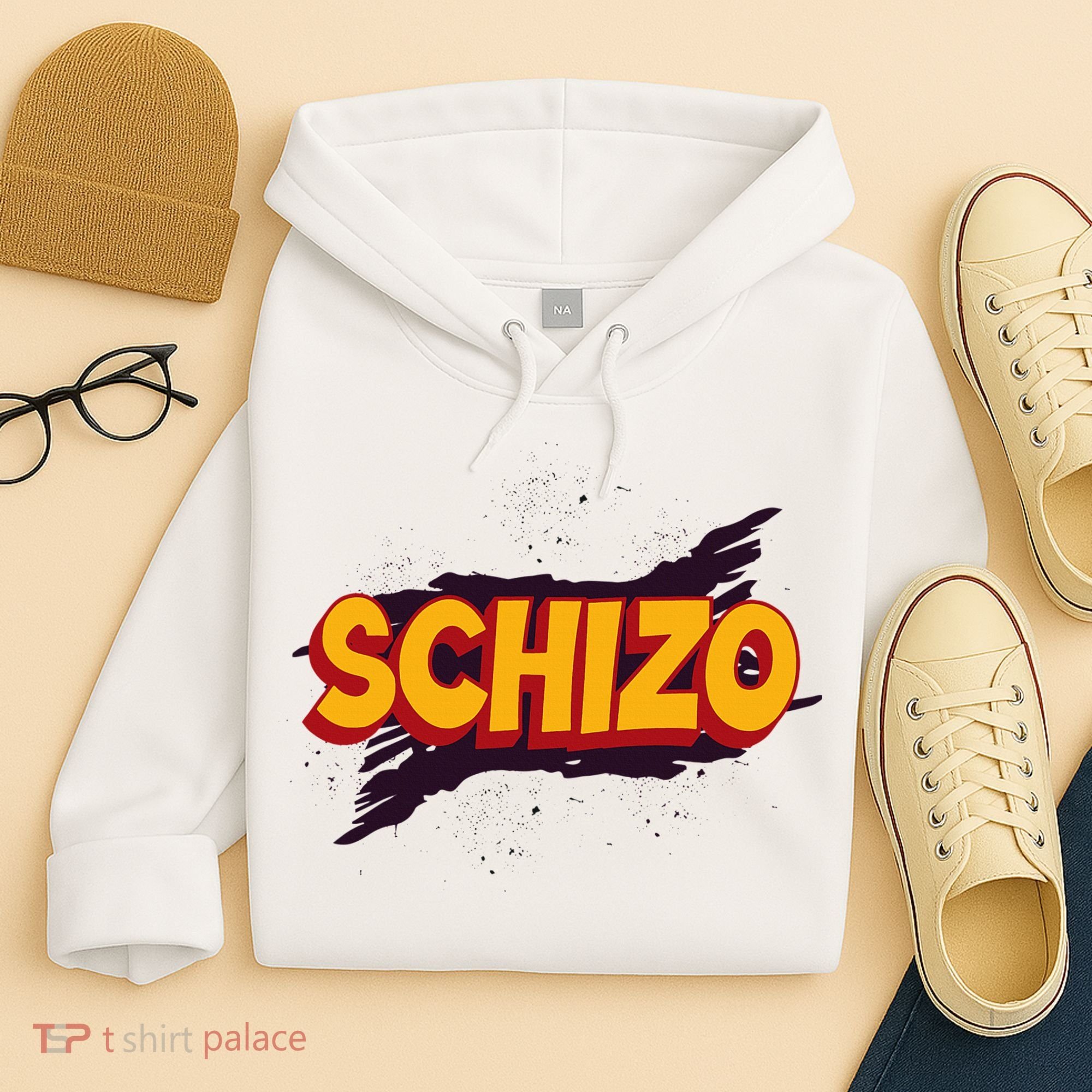 Schizo Mental Health Schizophrenia Hoodie