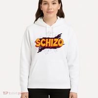 Schizo Mental Health Schizophrenia Hoodie thumb 5