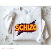 Schizo Mental Health Schizophrenia Sweatshirt thumb 2