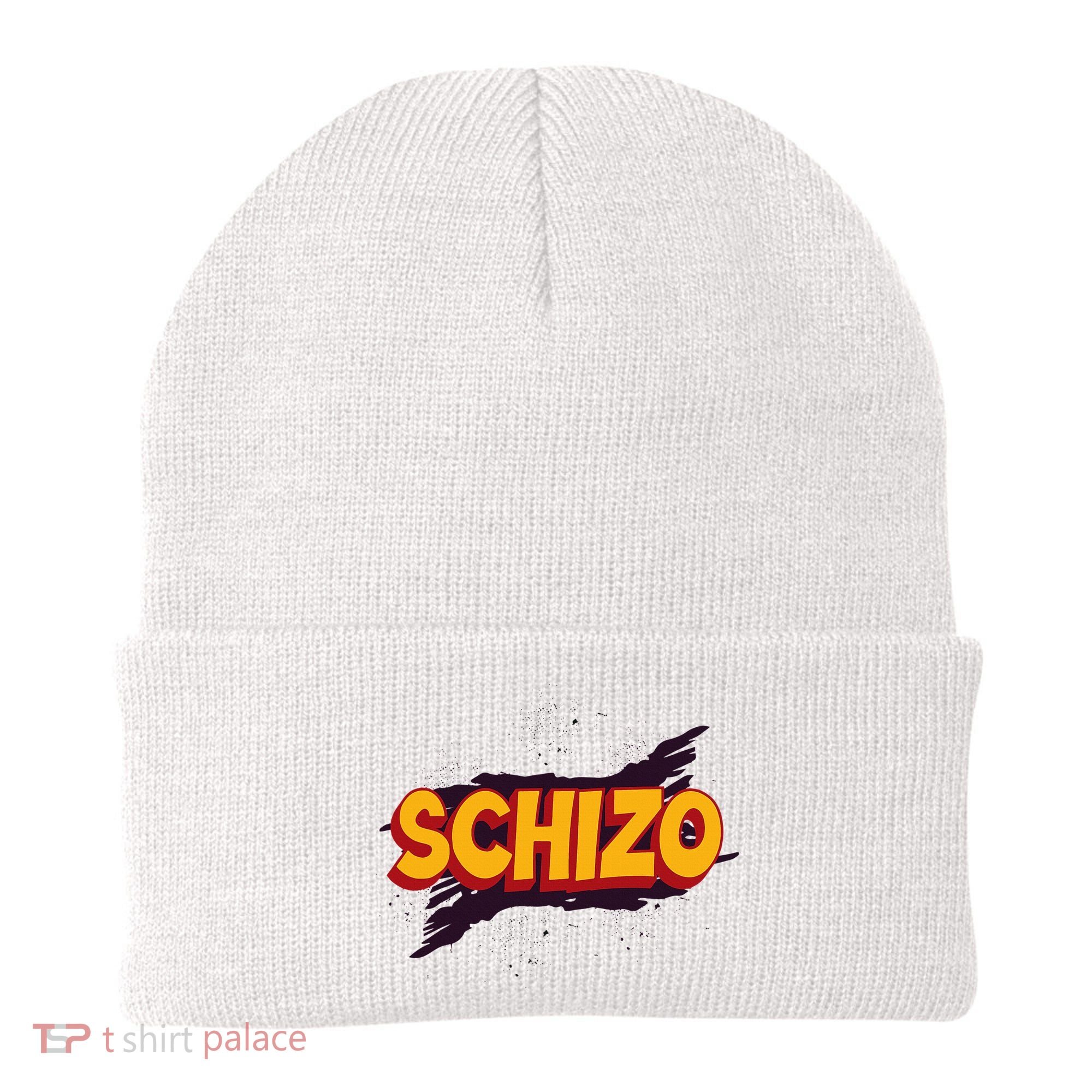 Schizo Mental Health Schizophrenia Beanie