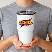 Schizo Mental Health Schizophrenia Tumbler thumb 2