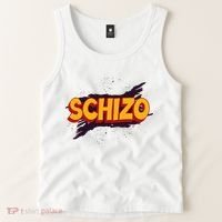 Schizo Mental Health Schizophrenia Tank Top thumb 2