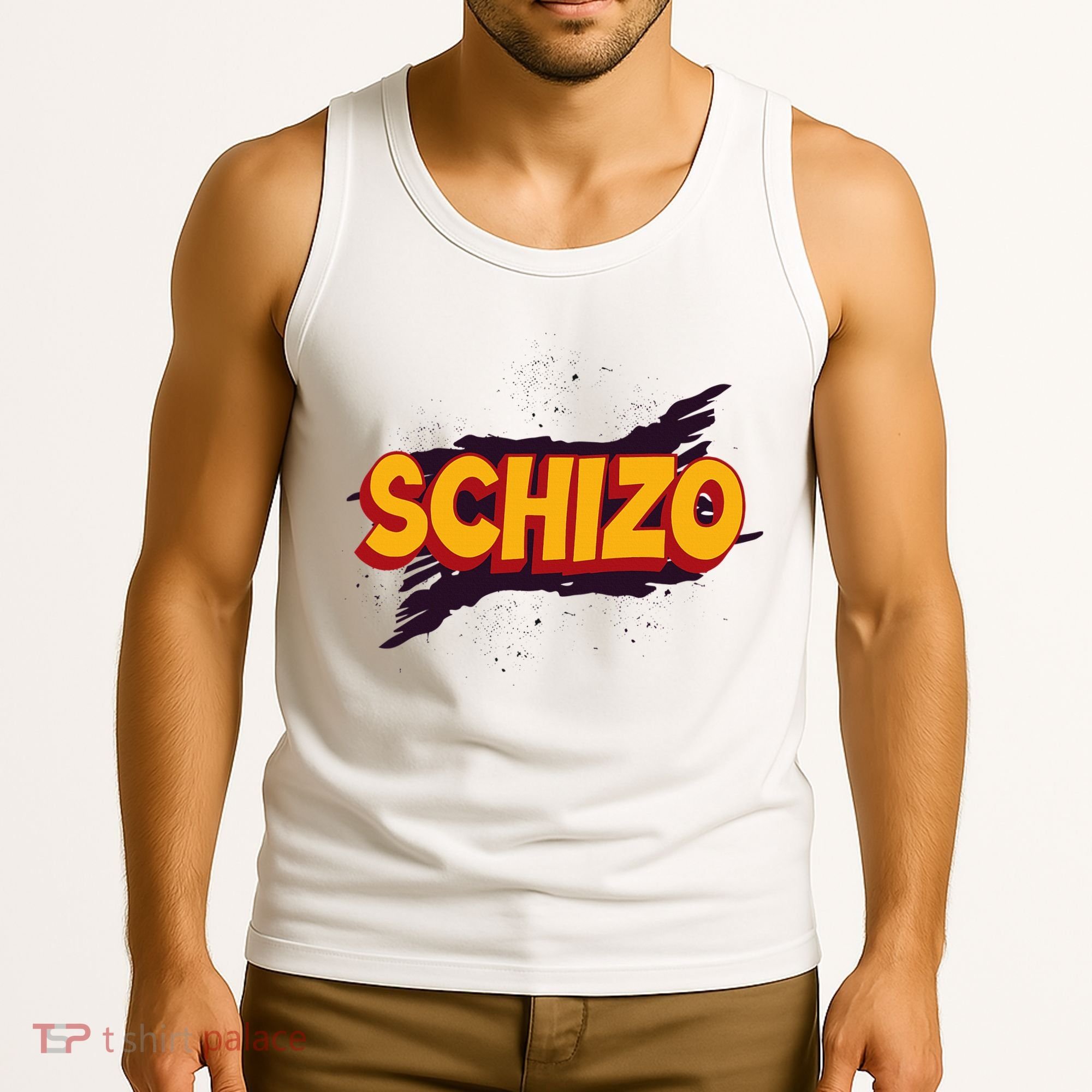 Schizo Mental Health Schizophrenia Tank Top