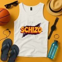 Schizo Mental Health Schizophrenia Tank Top thumb 4