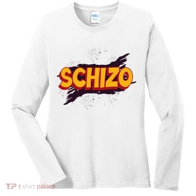 Schizo Mental Health Schizophrenia Women's Long Sleeve Shirt