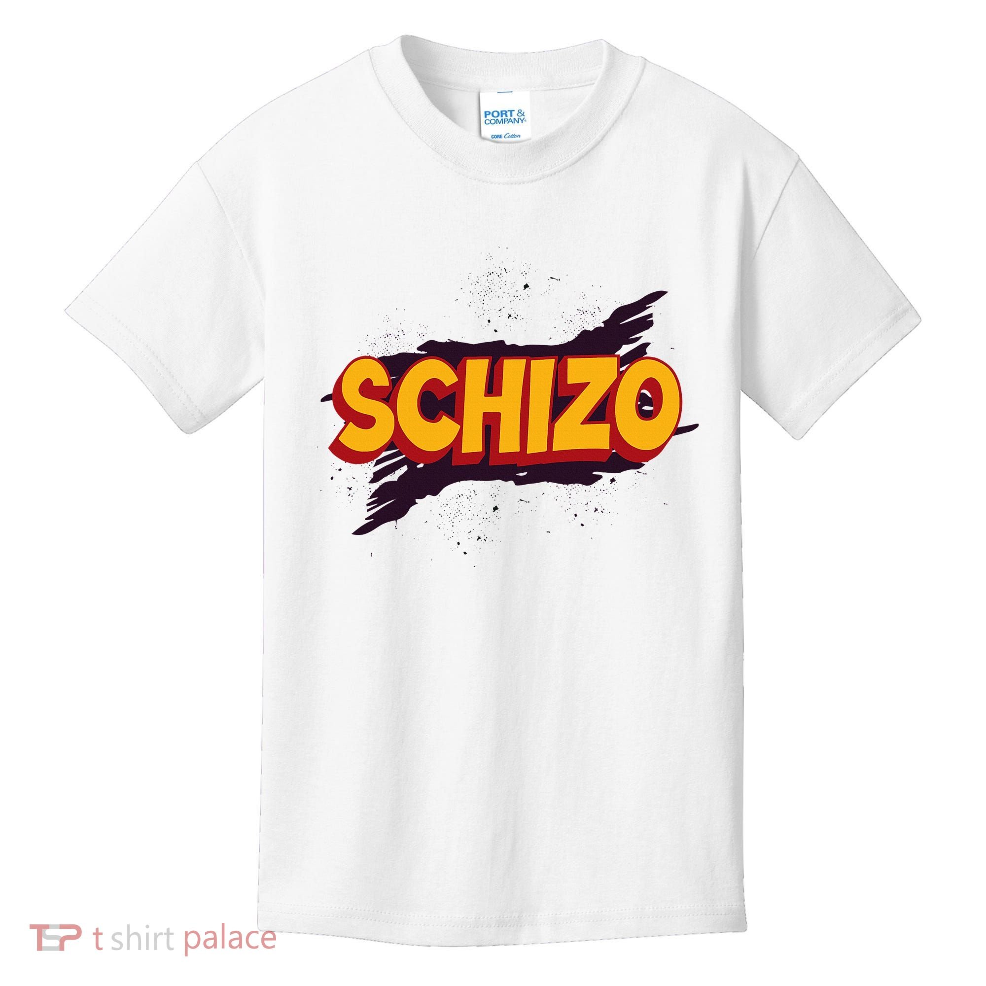 Schizo Mental Health Schizophrenia Kids T-Shirt