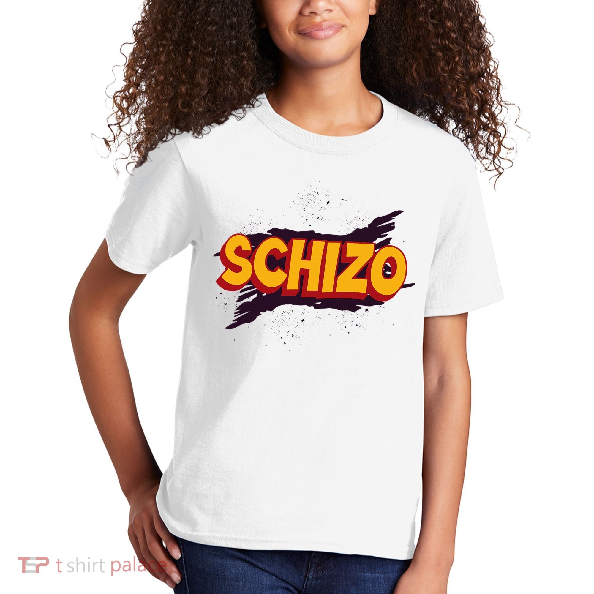 Schizo Mental Health Schizophrenia Kids T-Shirt