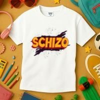 Schizo Mental Health Schizophrenia Kids T-Shirt thumb 3