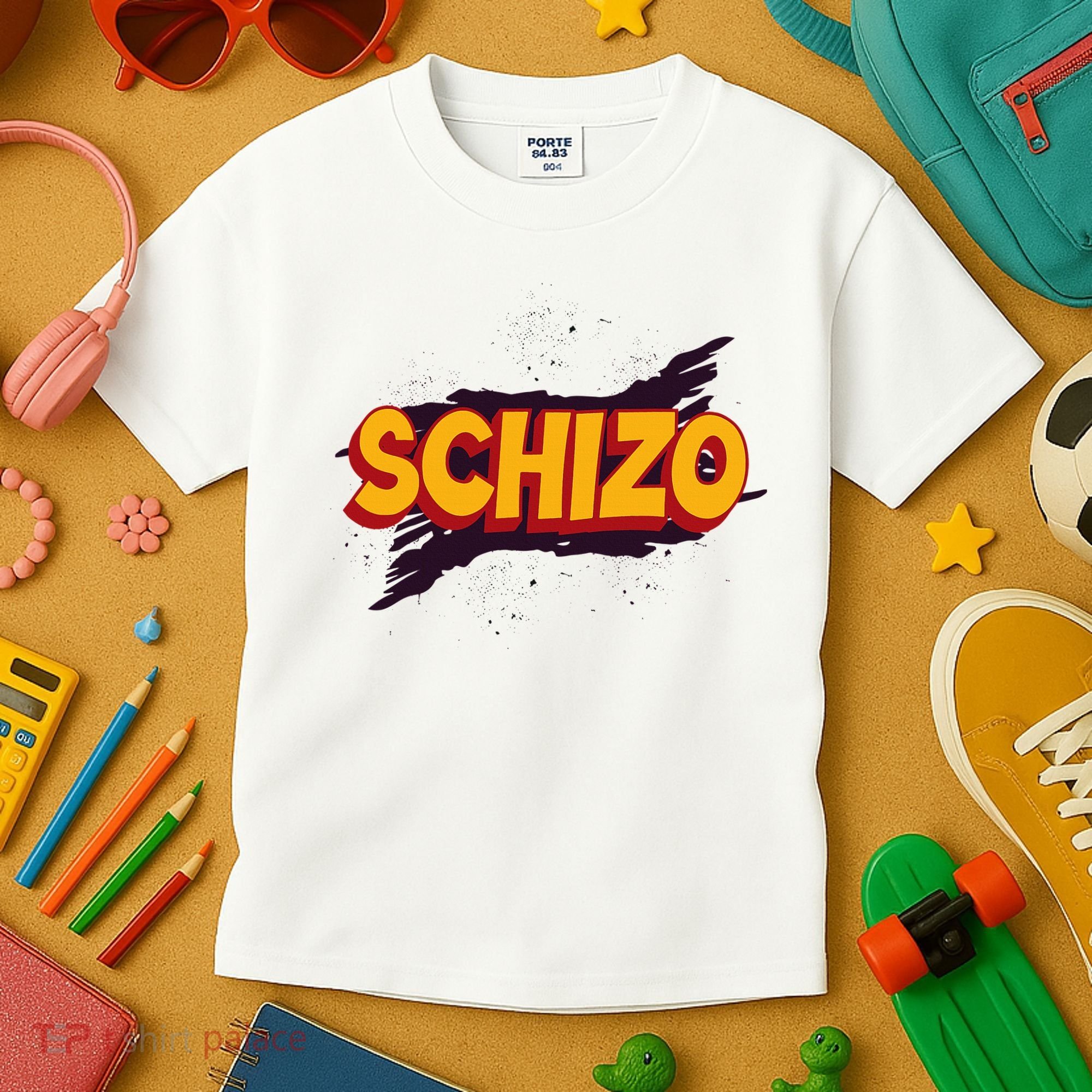 Schizo Mental Health Schizophrenia Kids T-Shirt