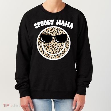 Spooky Mama Halloween Cheetah Smile Women's Sweatshirt