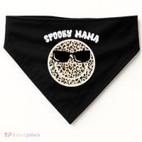 Spooky Mama Halloween Cheetah Smile USA-Made Doggie Bandana thumb 0