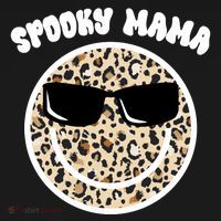 Spooky Mama Halloween Cheetah Smile Mousepad thumb 1