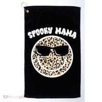 Spooky Mama Halloween Cheetah Smile Golf Towel thumb 0