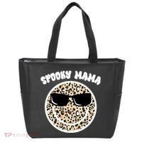 Spooky Mama Halloween Cheetah Smile Tote Bag thumb 0